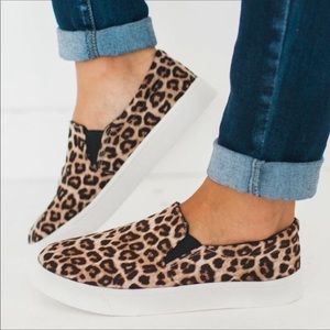 Leopard Tennis Shoes. Brand New. Size 6.5